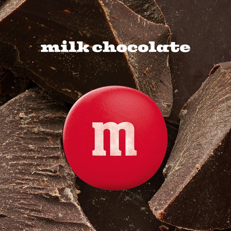 M&M'S Milk Chocolate Candy, Family Size, 18 oz Resealable Bulk Candy Bag - Image 2